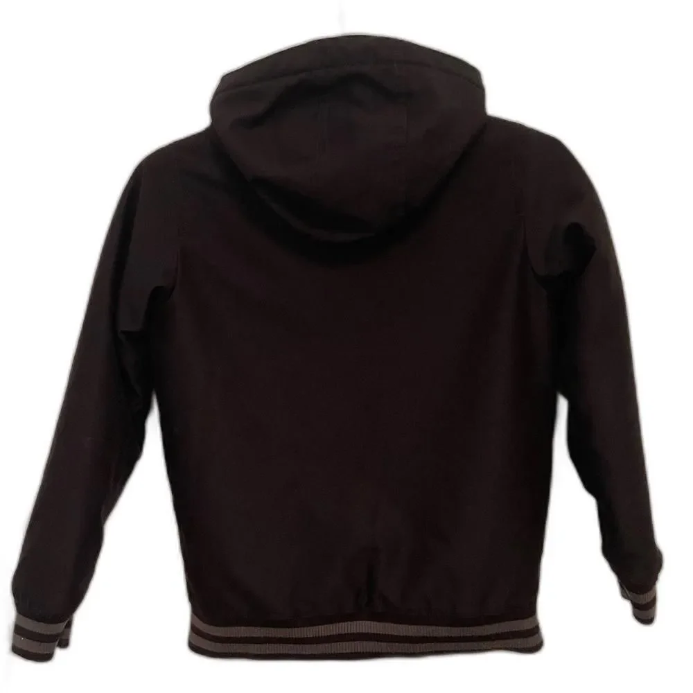 Vans Off The Wall Rutherford Jacket Winter Black Warm Boys Size Small